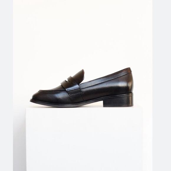 Jeffrey Campbell Black Patent Leather Hornsby Loafers 6.5 - Picture 1 of 11